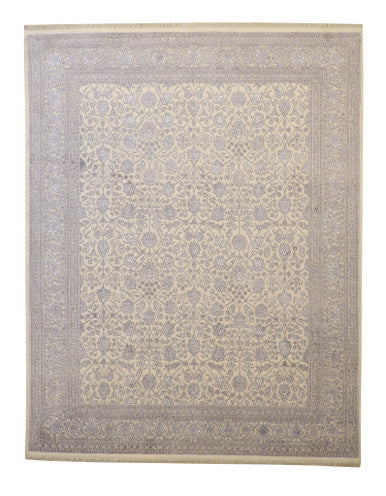 Traditional Haji Jalili Wool/silk Hand Knotted Rug 8x10 -w20062