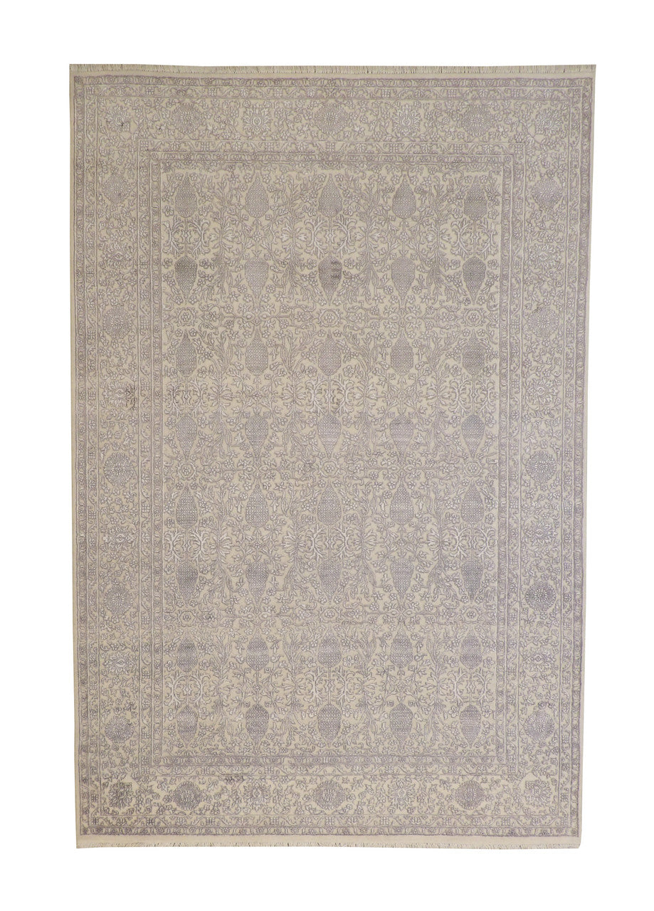 Traditional Haji Jalili Wool Hand Knotted Rug 6X9 - W20067