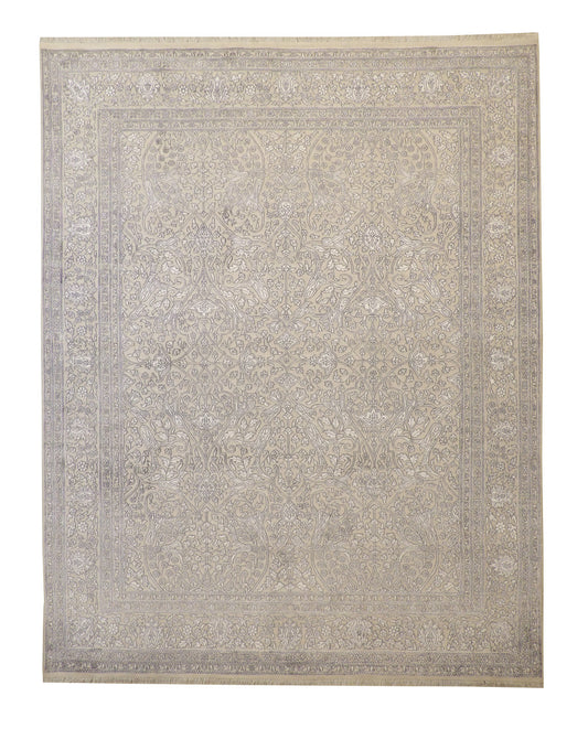 Traditional Haji Jalili Wool/silk Hand Knotted Rug 8x10 -w20068