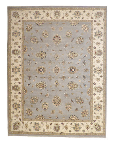 Traditional Agra Zigler Wool Hand knotted Rug 9x12 - w20126