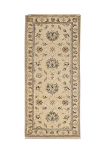 Oushak Indo Zigler Wool Hand Knotted Rug 3.0X7.0 -w20137