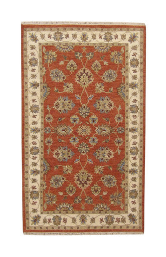 Oushak Agra Chobie Wool Hand Knotted Rug 3x5 - w20152