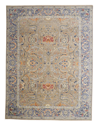 Oushak Colorful Zigler Wool Hand knotted Rug 9x12 - w20195