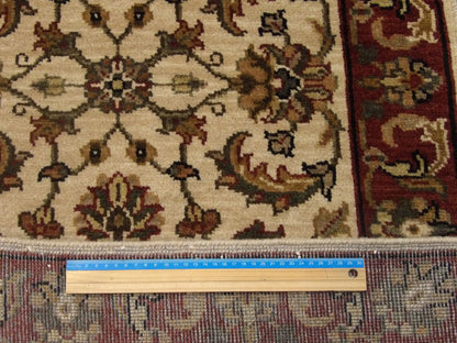 Kashan Jaipur 2'6" x 6'0'' Hand knotted Rug - w202