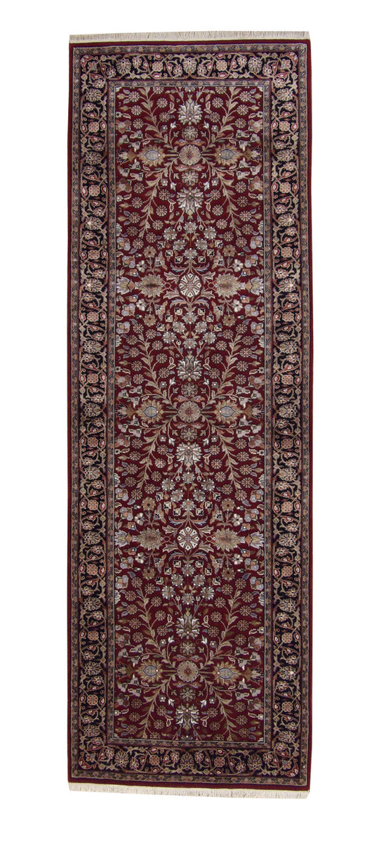 Traditional Fine Heraki Wool/Silk Hand Knotted 2.9x8.4 -w20229
