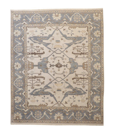 Oushak Zigler Wool Hand Knotted Rug 8x10 -w20332