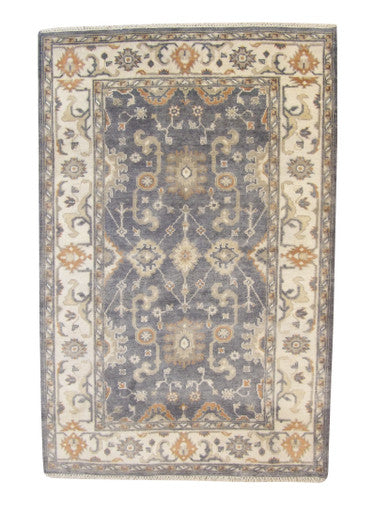 Oushak Zigler Wool Hand Knotted Rug 5.0X8.0 - w20341