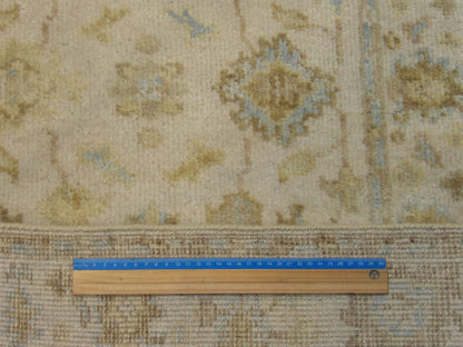White Wash Turk Oushak 2'6" x 6'0'' Hand knotted Rug - w204