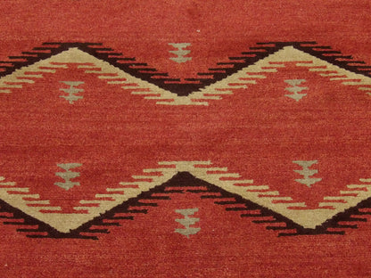 Modern Tibetan 2'6" x 6'0 Hand-knotted Rug - w207