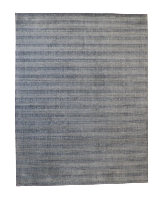 Modern Grass Design Wool Hand knotted Rug 9x12 - w2133