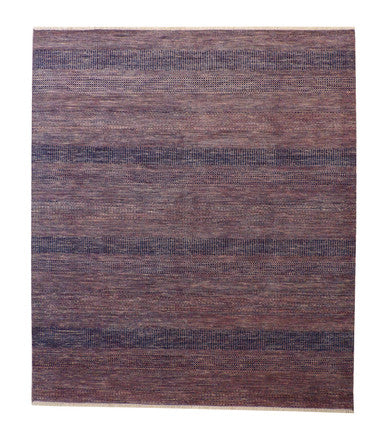 Modern Grass Design Wool Hand Knotted Rug 8x10 -w2142