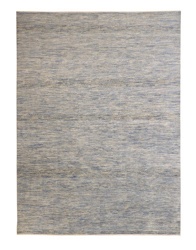 Modern Grass Design Wool Hand Knotted Rug 9.9x13.4 -w2149
