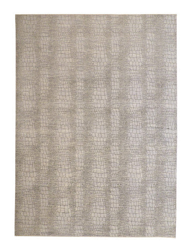Modern Eggshell Design Wool Hand Knotted Rug 10.0x13.8 -w2153