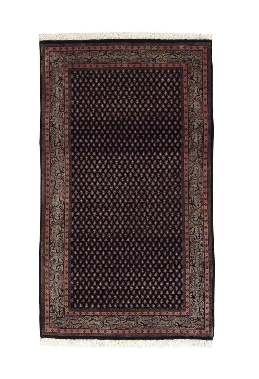 Traditional Indo Bidjar Wool Hand Knotted Rug 3x5 - w2190