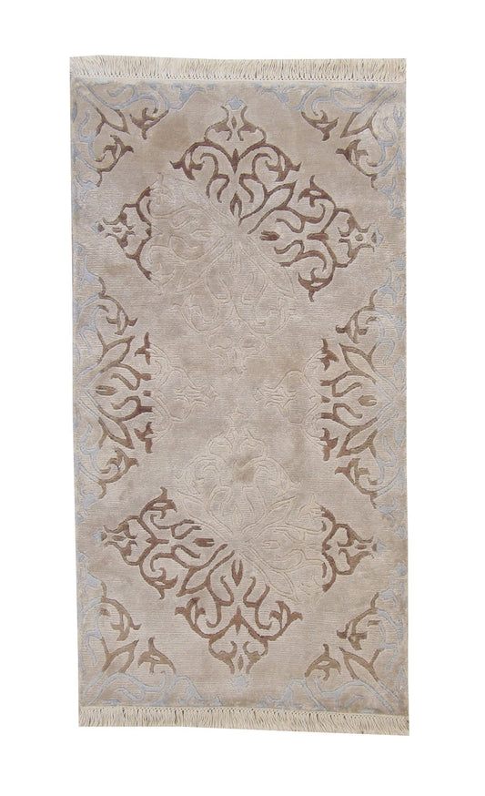 Modern Abusson Wool Hand Knotted Rug 3x5 - w2217