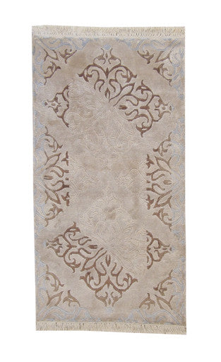 Modern Abusson Wool Hand Knotted Rug 3x5 - w2217