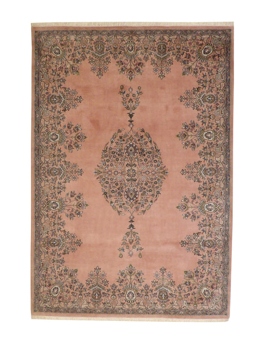 Tribal Abusson Wool Hand Knotted Rug 6X9 - w2235