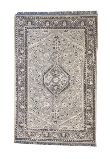 Tribal Heriz Design Wool Hand Knotted Rug 5.0X8.0 - w2268
