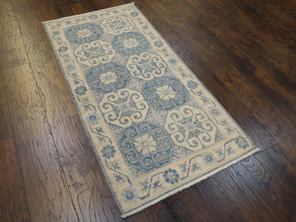 Tribal Khotan 2'6" x 6'0'' Hand-knotted Rug - w234