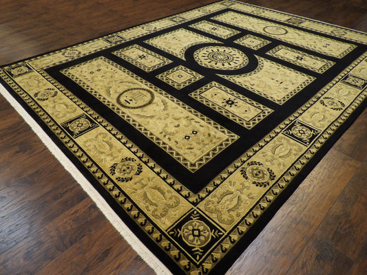 Abusson European Hand knotted Rug 9'2" x 12'0" - W241