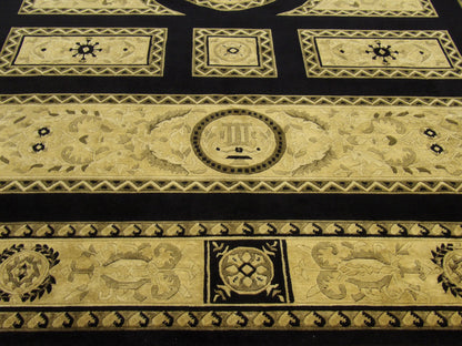 Abusson European Hand knotted Rug 9'2" x 12'0" - W241