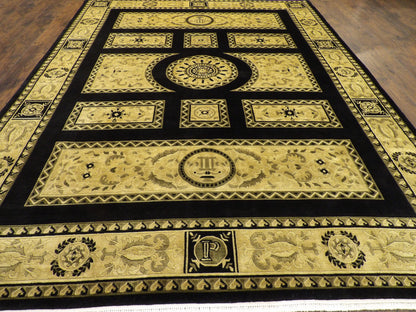 Abusson European Hand knotted Rug 9'2" x 12'0" - W241