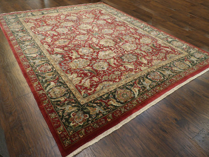 Fine Persian Kashan 9'0"x12'0" Hand-knotted Rug -w248