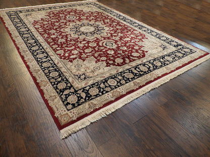 Sino Persian Qum 9'0"x12'0" Hand-knotted Rug -w251