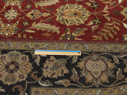 Jaipur Kashan Hand-knotted Wool Rug 8'10" X 11'9" - W253
