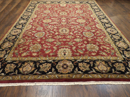 Jaipur Kashan Hand-knotted Wool Rug 8'10" X 11'9" - W253