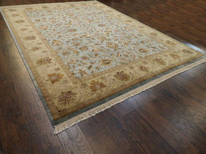 Fine Kashan Tie Dye 9'0"x12'0" Hand-knotted Rug -w254