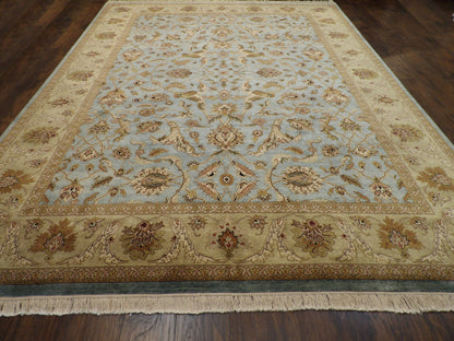 Fine Kashan Tie Dye 9'0"x12'0" Hand-knotted Rug -w254