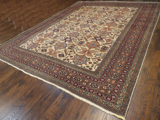 Antique Persian Sparta 9'0"x12'0" Hand-knotted Rug -w269