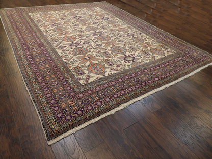 Antique Persian Sparta 9'0"x12'0" Hand-knotted Rug -w269