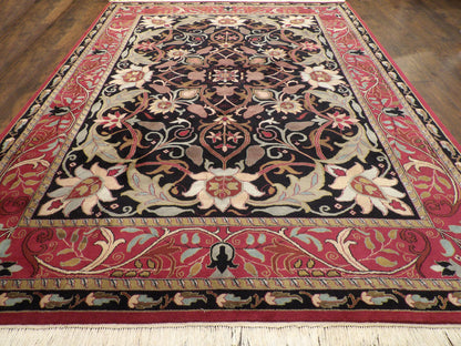 Tibetan Mashad Design 9'0"x12'0" Hand-knotted Rug -w275