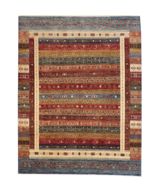 Tribal Khorzin Wool Hand knotted Rug 9.0x12.0 - w3074