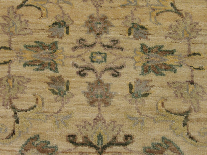 Oushak Chobie Natural-dye Whitewash 2'0"x3'0" Hand-knotted Rug -w323