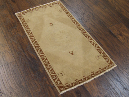 Vintage Turk Anatolian Antique Yastik 2' x 3' Hand-knotted Rug - W330