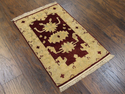 Turk Oushak Silver Wash 2'0"x3'0" Hand-knotted Rug -w340