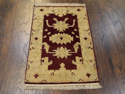 Turk Oushak Silver Wash 2'0"x3'0" Hand-knotted Rug -w340