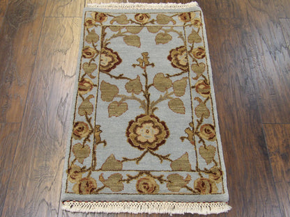 Tree Of Life Lotus Design 2'0"x3'0" Hand-knotted Rug -w351