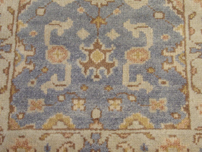 Turk Oushak Silver Wash 2'0"x3'0" Hand-knotted Rug -w353