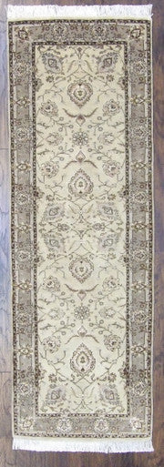 Fine Persian Tabriz 2'6"x8'0" Hand-knotted Rug -w403