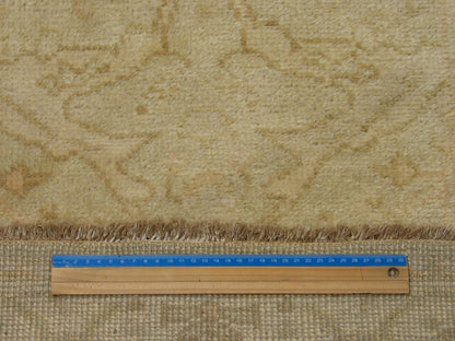 Turk Oushak Natural-dye 2'6"x8'0" Hand-knotted Rug -w419