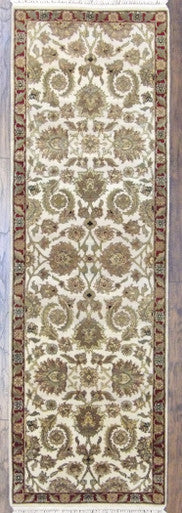 Jaipur Kashan 2'6"x8'0" Hand-knotted Rug -w422