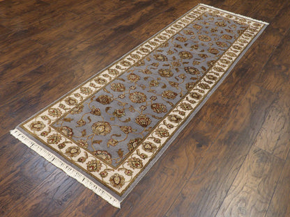 Jaipur Kashan 2'6" x 8'0'' Hand-knotted Rug - w429
