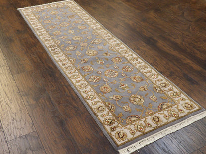 Jaipur Kashan 2'6" x 8'0'' Hand-knotted Rug - w429