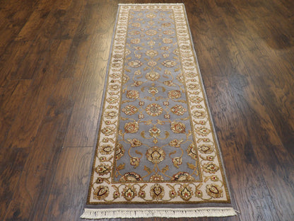 Jaipur Kashan 2'6" x 8'0'' Hand-knotted Rug - w429
