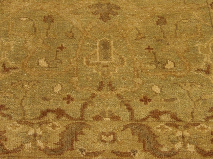 Turk Oushak Natural-dye 2'6"x8'0" Hand-knotted Rug -w439