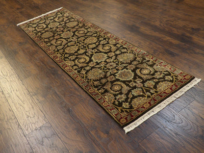 Jaipur Kashan 2'6"x8'0" Hand-knotted Rug - w444